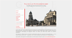 Desktop Screenshot of galerie-am-gendarmenmarkt.com